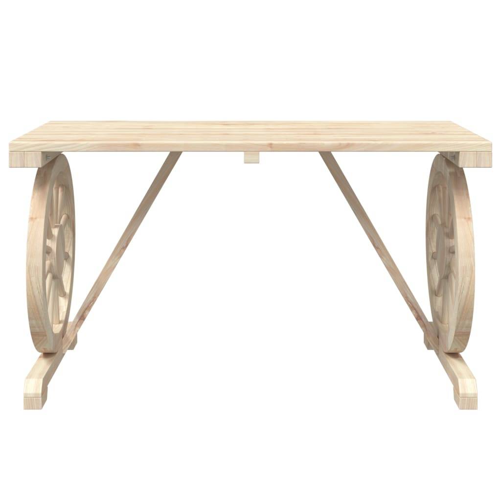 Maison Chic - Ensemble de 5 pcs table de jardin avec chaises - mobilier de jardin bois de sapin massif - Image 5