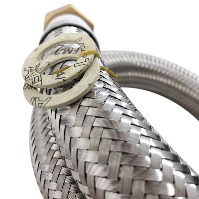 Flexible droit Ø24mm raccordement Mâle - Femelle 1'' Longueur 100cm - Image 2