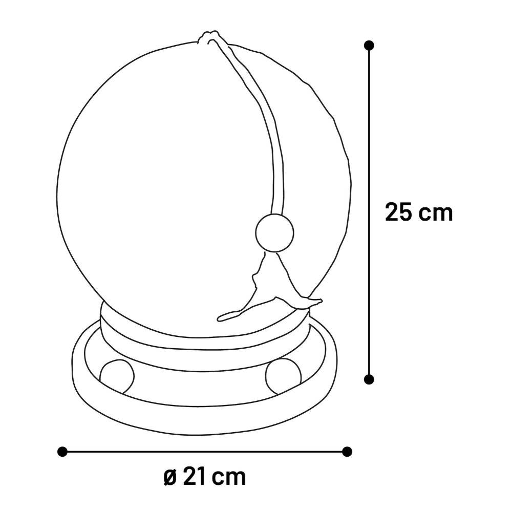 Flamingo - Griffoir Boule ø 21 cm avec support jeux pour chat - Image 2