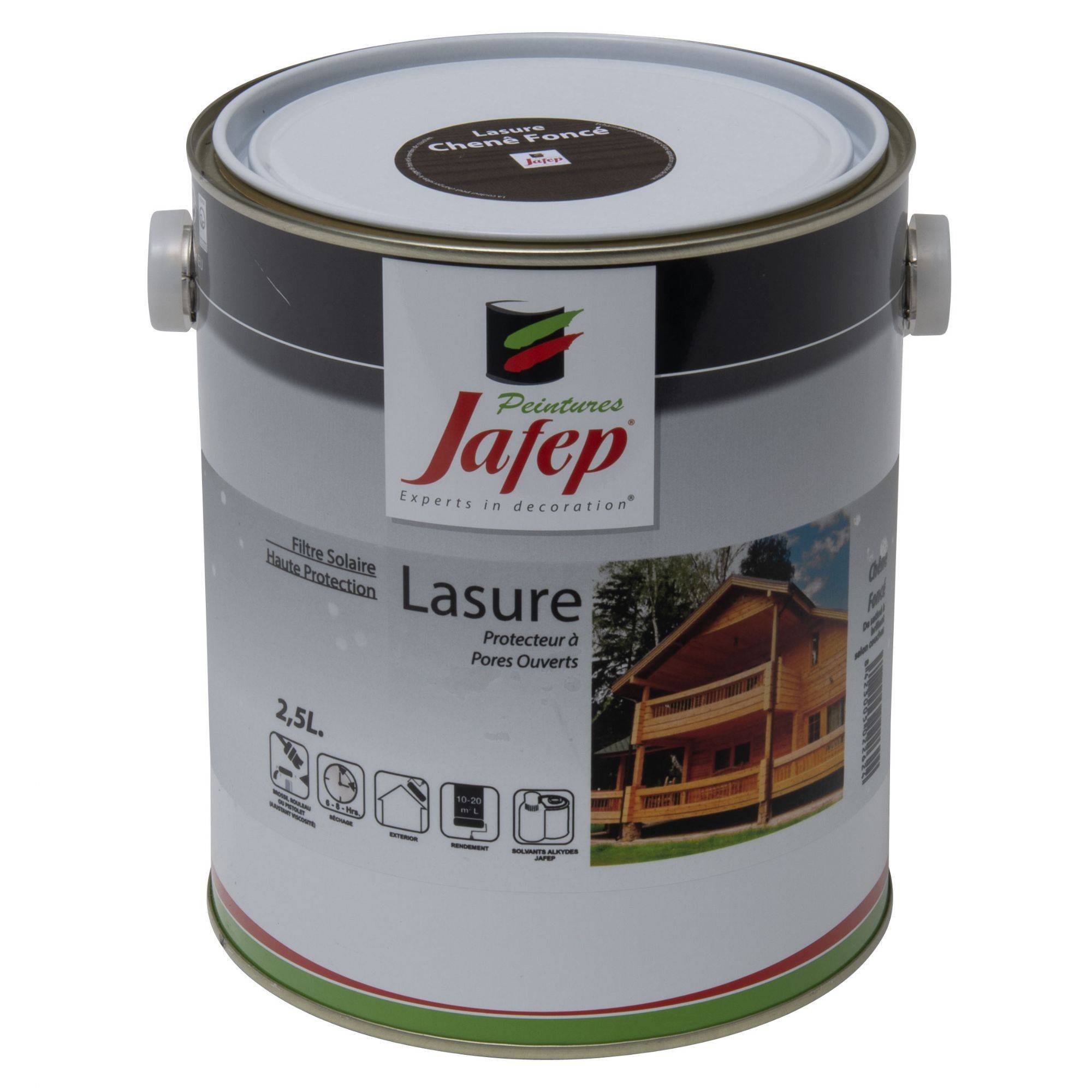 Lasure chêne foncé Jafep - 2,5 L - Image 2