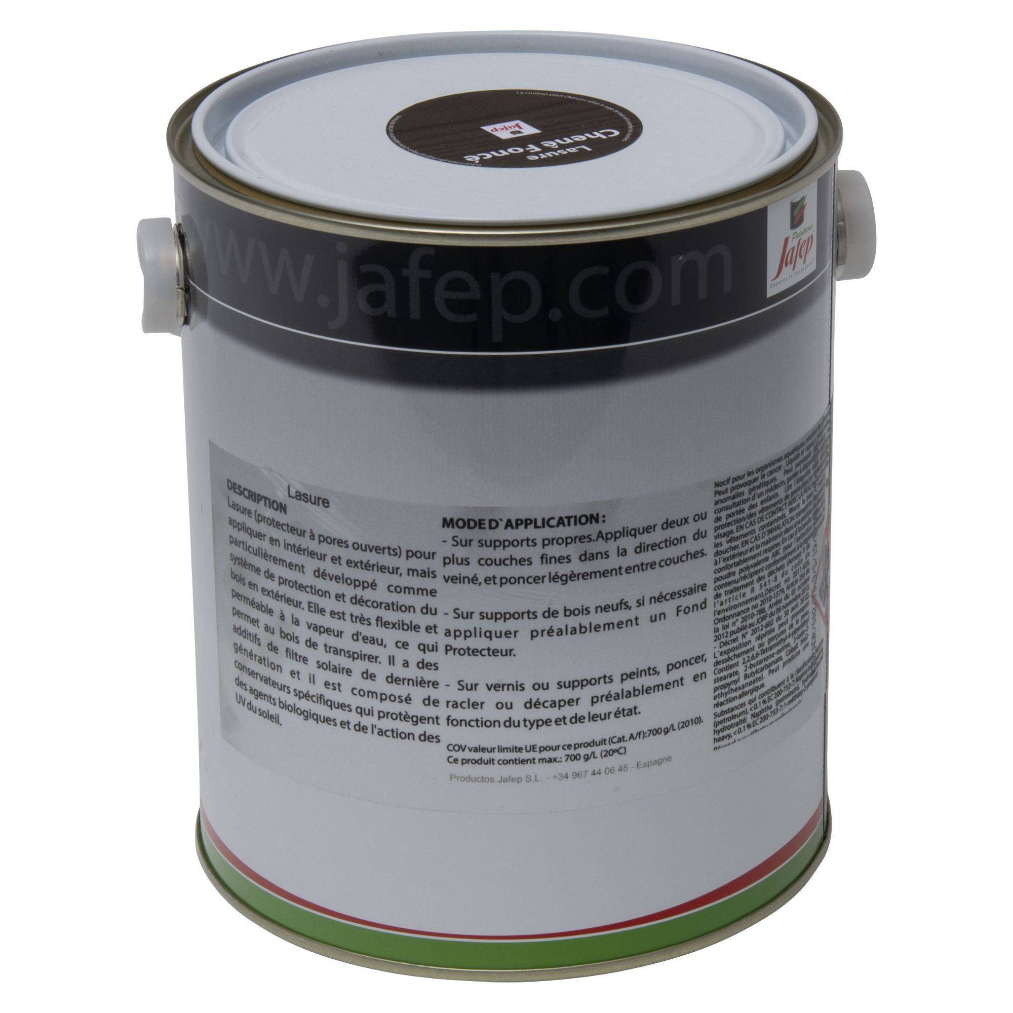 Lasure chêne foncé Jafep - 2,5 L - Image 4