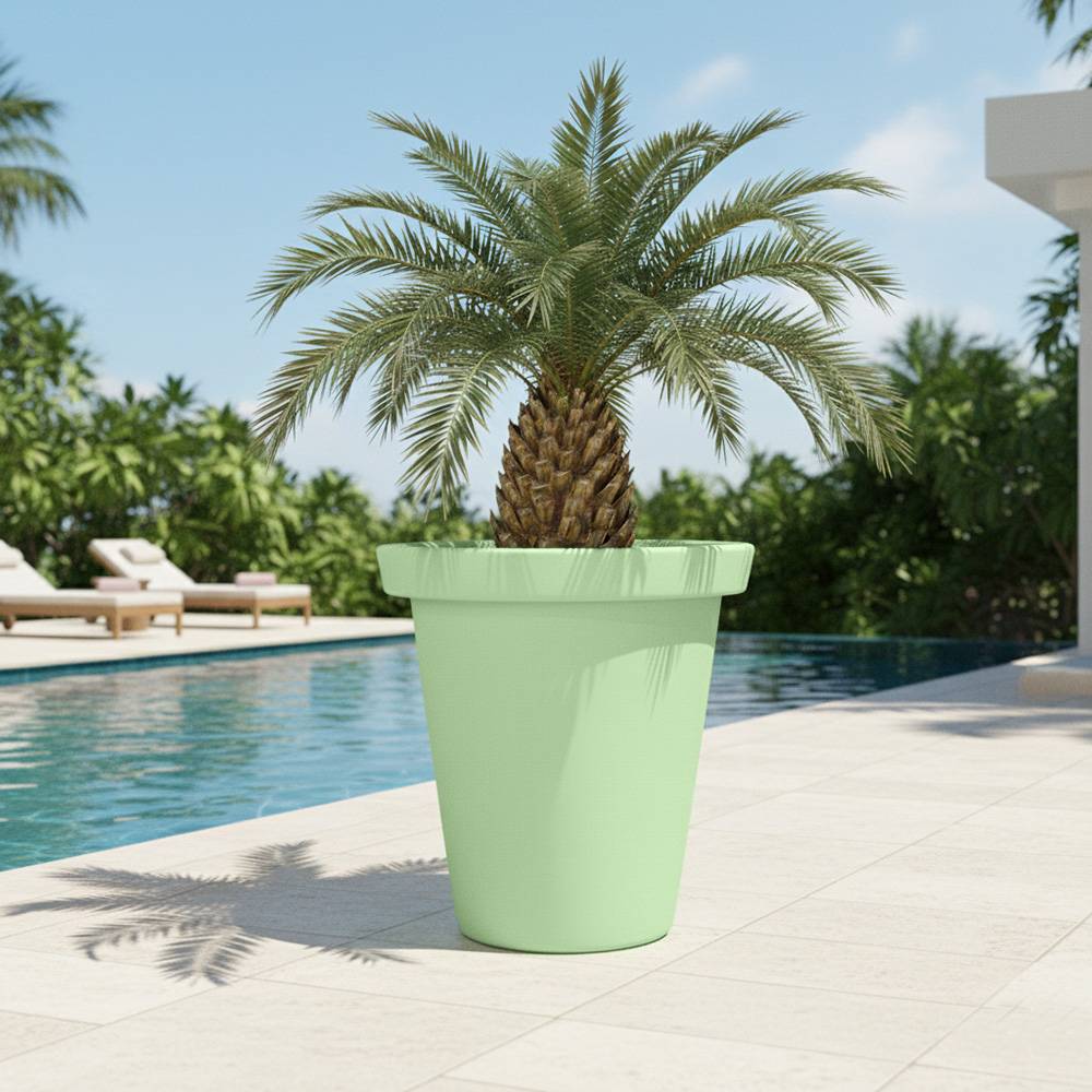 Plast'Up Rotomoulage - Pot de fleurs rond xxl delight 760l-lot de 2 - plast'up rotomoulage - Image 4