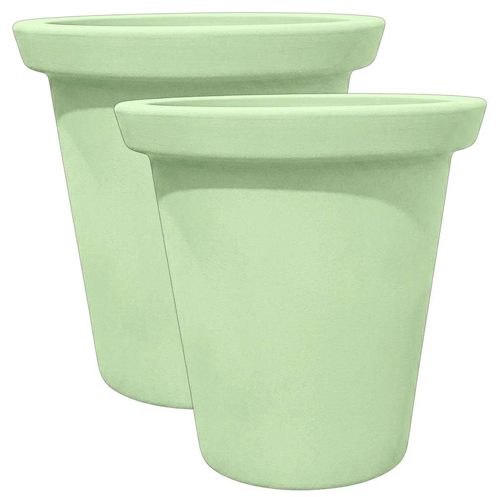 Plast'Up Rotomoulage - Pot de fleurs rond xxl delight 760l-lot de 2 - plast'up rotomoulage - Image 1