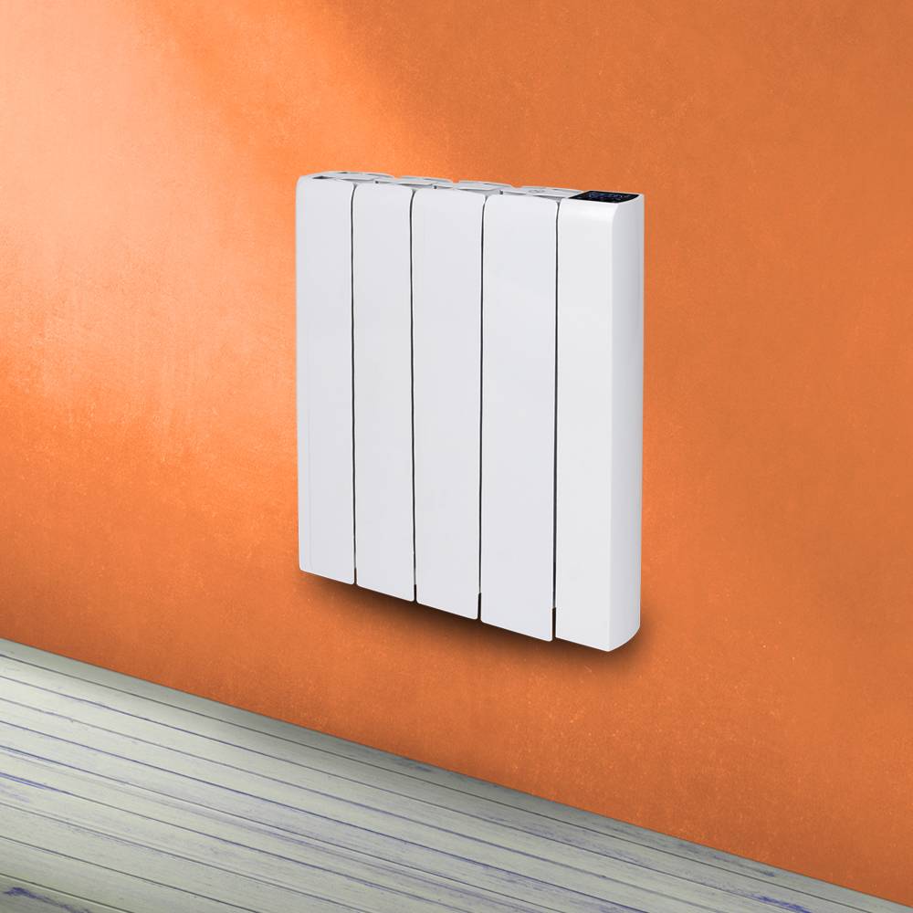 Radiateur à inertie céramique 1000W - Thermostat digital, timer 7 jours - Fixation murale - Warm Tech - Image 5