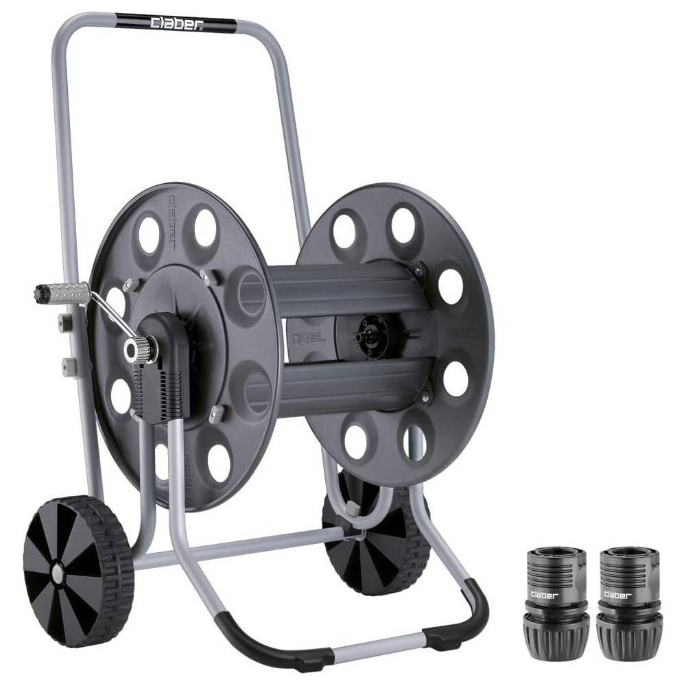 Claber - Enrouleur de tuyau Claber Metal Gemini 8894 pour un tuyau de 60m 3/4". - Image 2