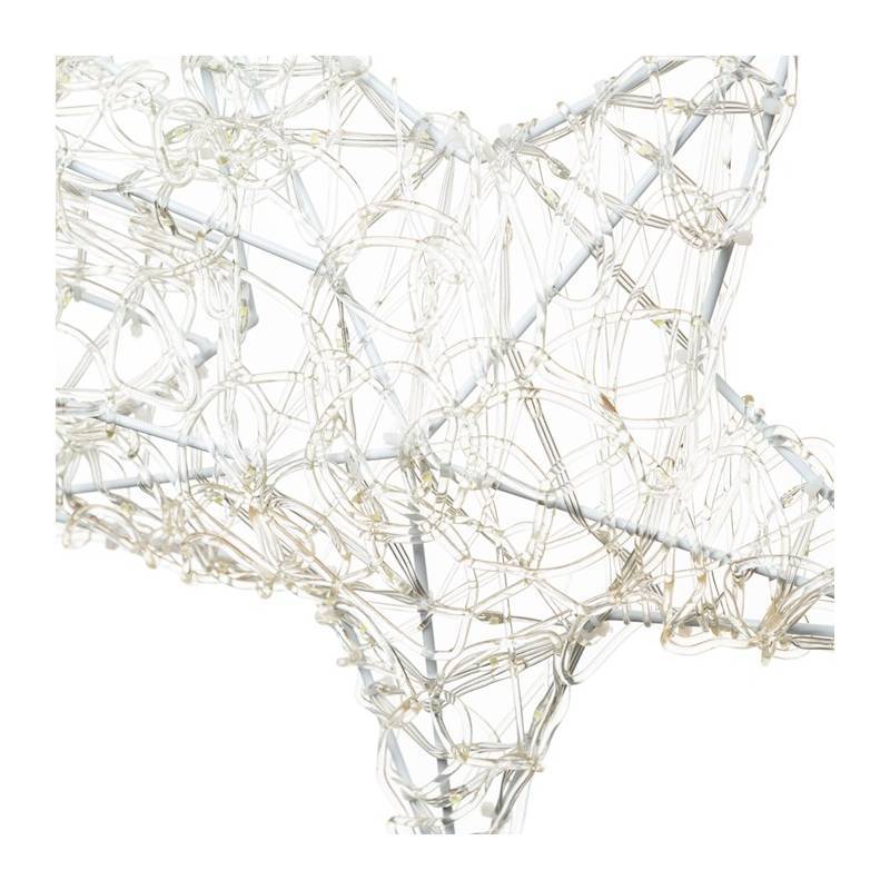 Lotti - Étoile filante lumineuse 75cm 2D 140 LED blanc froid fixe Acrylique 31V Lotti - Image 4