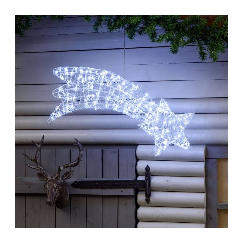Lotti - Étoile filante lumineuse 75cm 2D 140 LED blanc froid fixe Acrylique 31V Lotti - Image 2