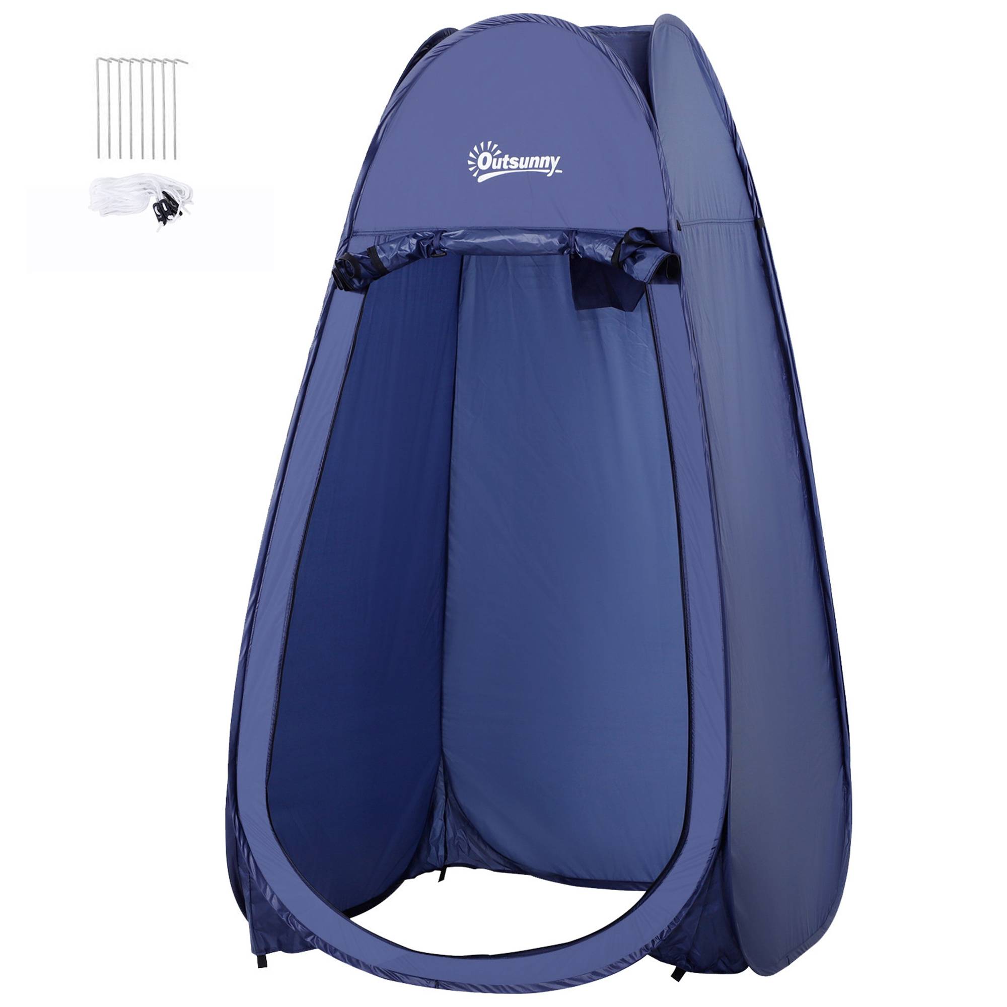 ComfortXL - Tente douche pop-up toile imperméable camping plage intimité UV 100 x 100 x 185 cm turquoise - ComfortXL Outdoor Living - Image 1