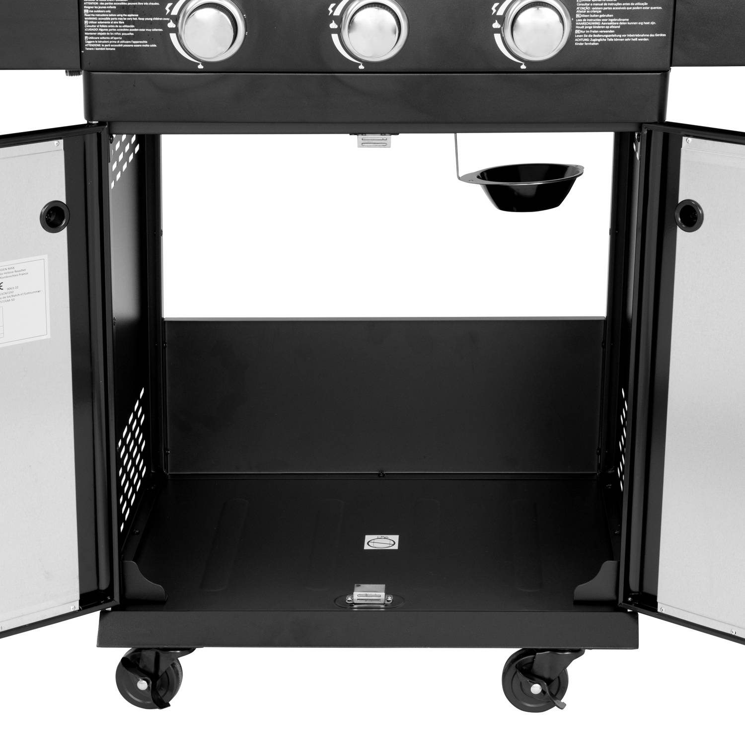 Barbecue au gaz FYRA avec thermomètre - 3 brûleurs - COOK'IN GARDEN - Image 5