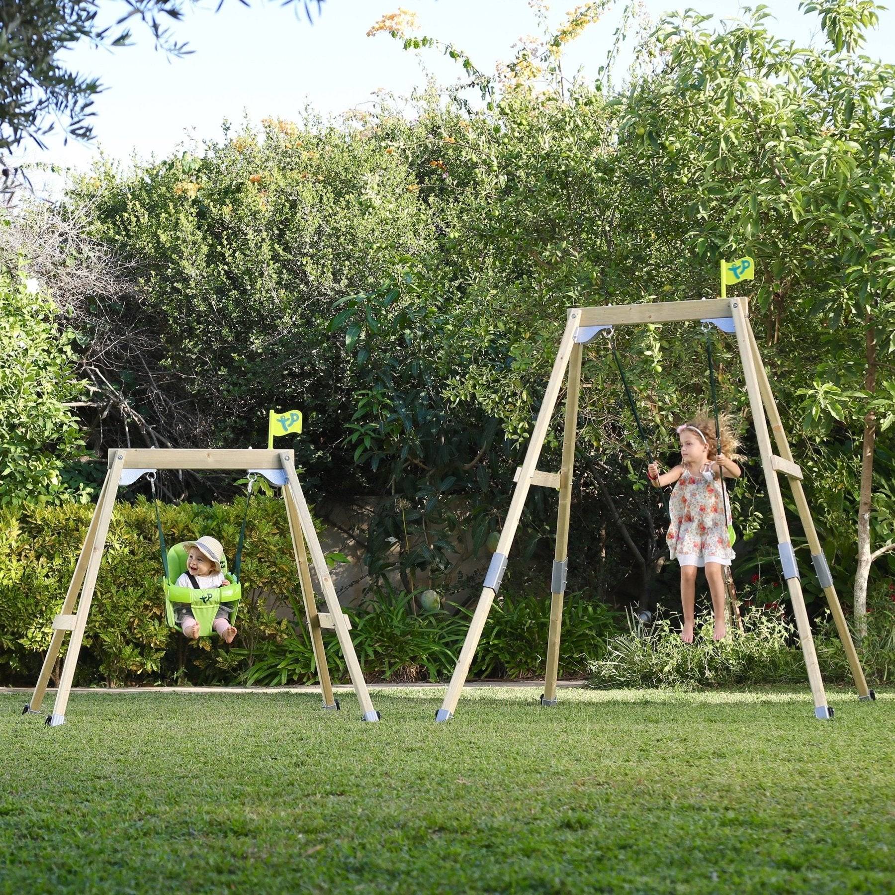 Portique évolutif Forest Acorn 2 en 1 – bois FSC + kit d’ancrage – TP Toys - Image 1