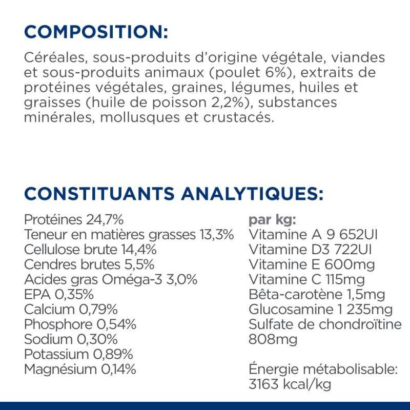 CROQUETTES CHIEN ADULT PRESCRIPTION DIETS J/D METABOLIC + MOBILITY - HILL'S 4 kg - Image 8
