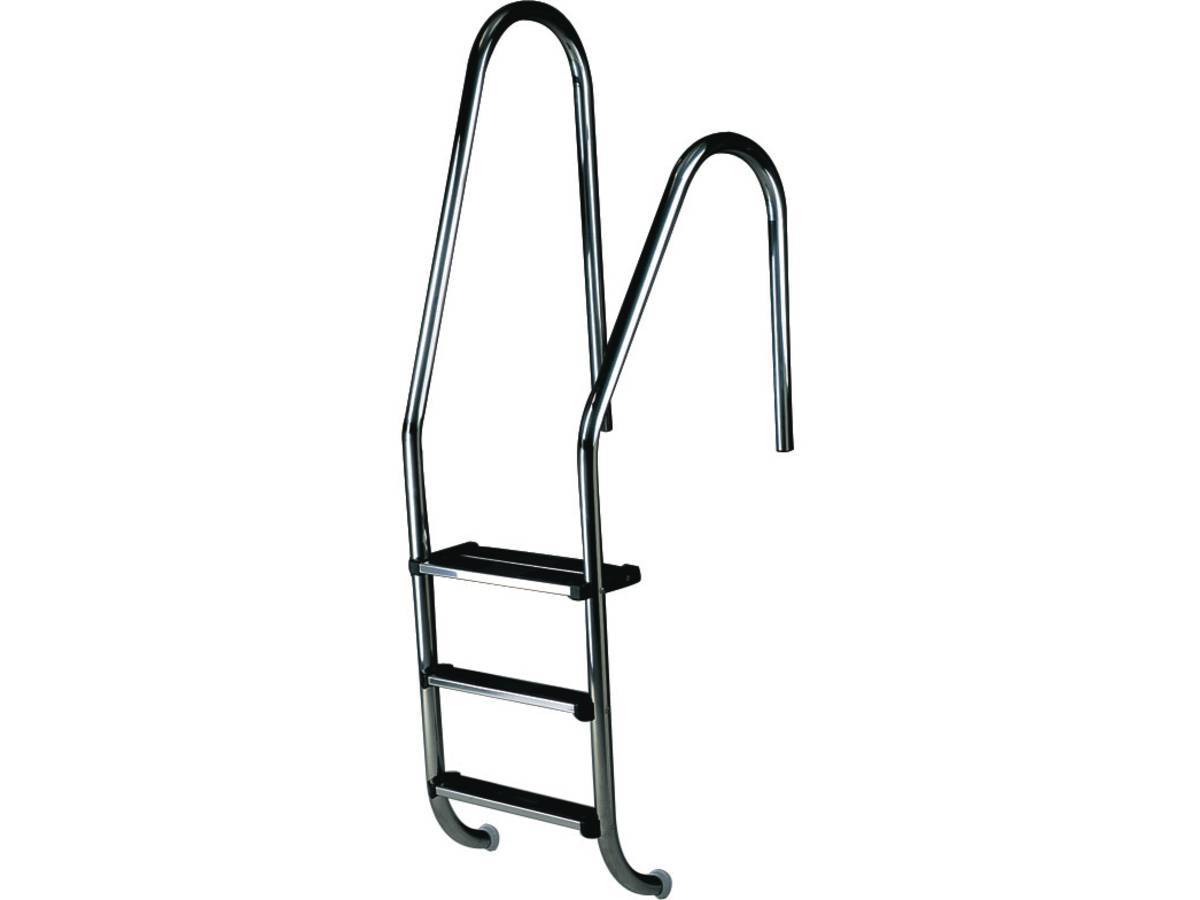 Echelle Asymétrique Pour Piscine - 5 Marches Inox -habitat Et Jardin