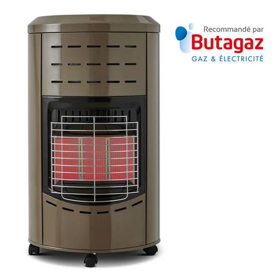 Favex - Chauffage d'appoint à gaz Calgary Taupe - FAVEX - Intérieur - Brûleur céramique Infrarouge - 3 Puissances de Chauffe - 40 m² - Image 5