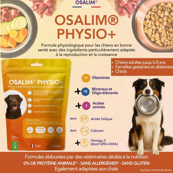 OSALIM Physio+ Chien - Laboratoire Osalia 500 g - Image 4