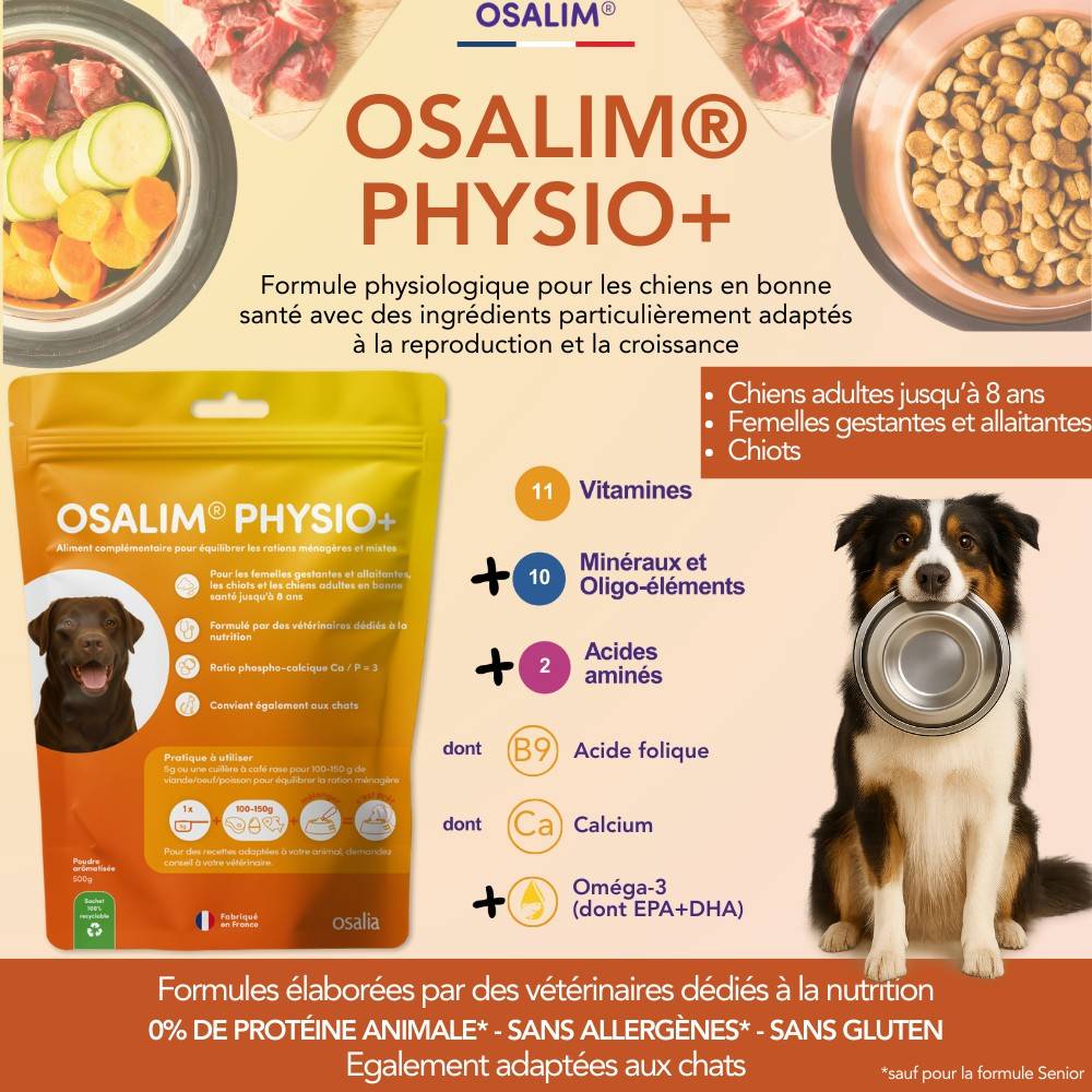 OSALIM Physio+ Chien - Laboratoire Osalia 500 g - Image 4