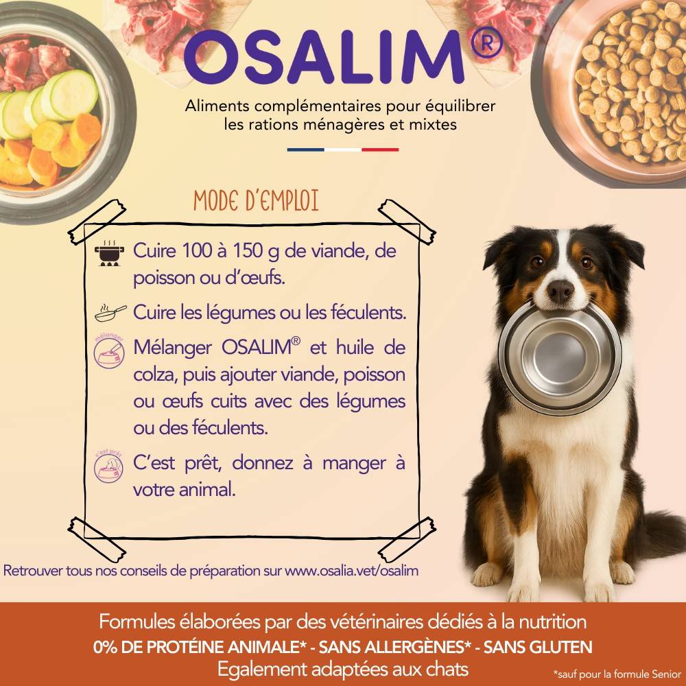 OSALIM Physio+ Chien - Laboratoire Osalia 500 g - Image 5