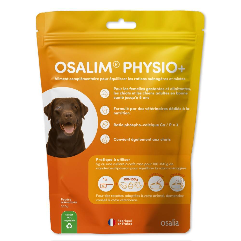OSALIM Physio+ Chien - Laboratoire Osalia 500 g - Image 1
