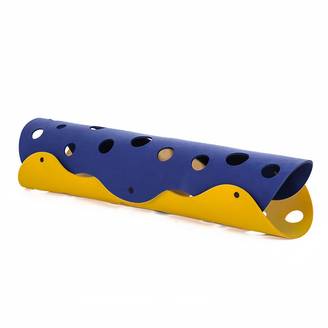 IntiMeg - Tunnel pour chat DIY Bleu-jaune 3 mm (65 x 30) IntiMeg