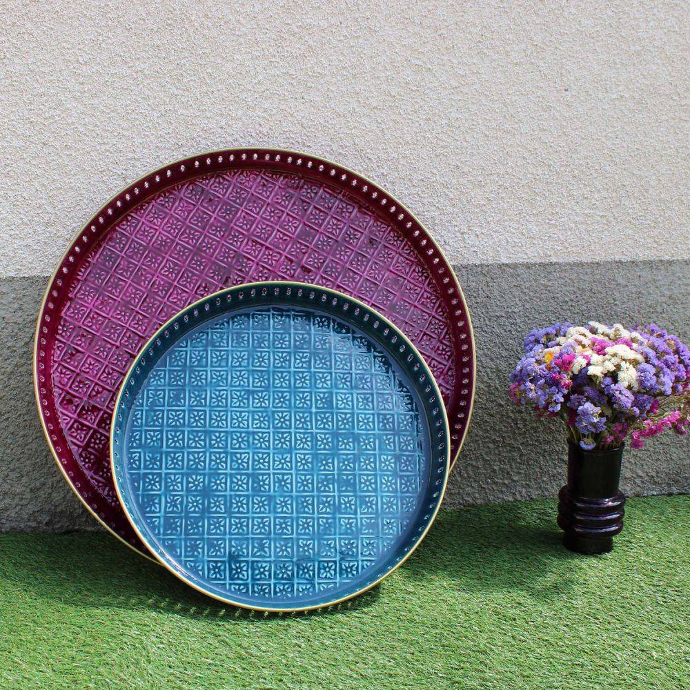 Bazardeluxe - Plateau en métal Jali 60 cm - Image 3