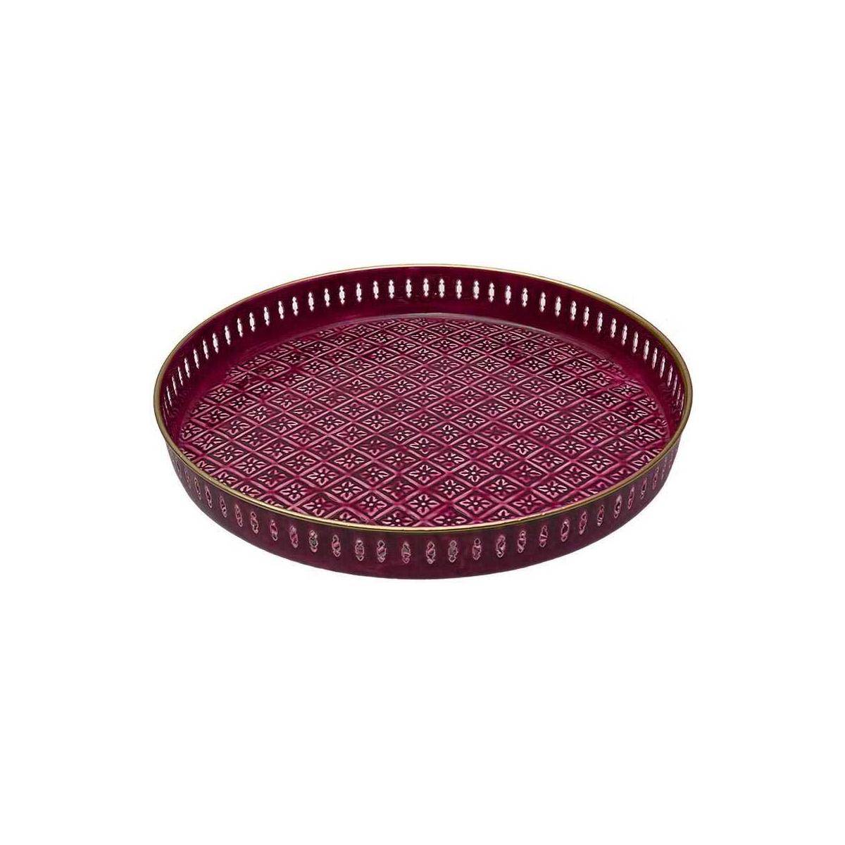 Bazardeluxe - Plateau en métal Jali 60 cm - Image 1