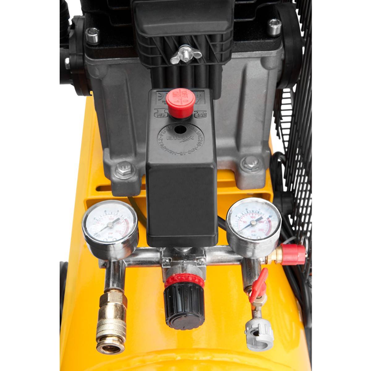 Compresseur à courroie 50 Litres 2.5 CV 1.9 kW 230V AC Pression 8 Bar VITO - Image 4