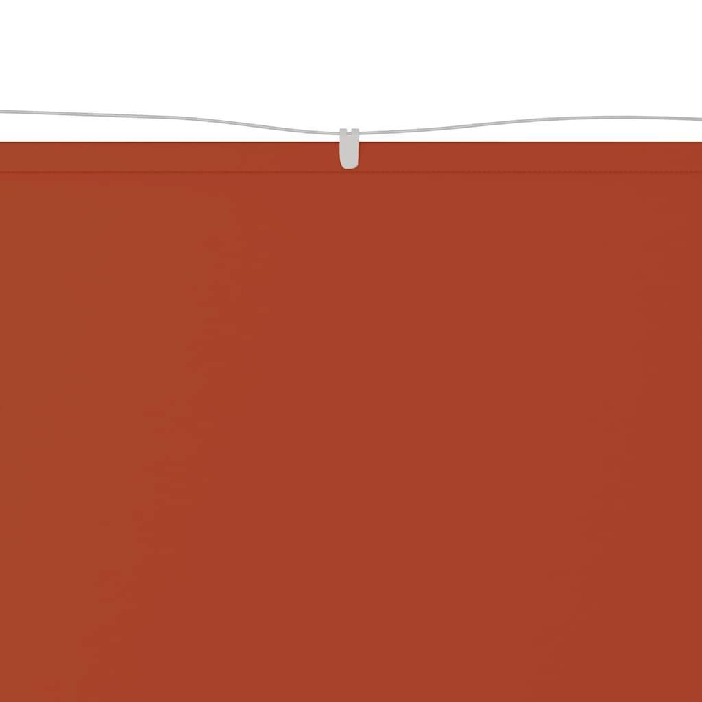 Store banne polycoton rouge  140 x 600 cm  - Prolenta premium p336.2 - Image 3