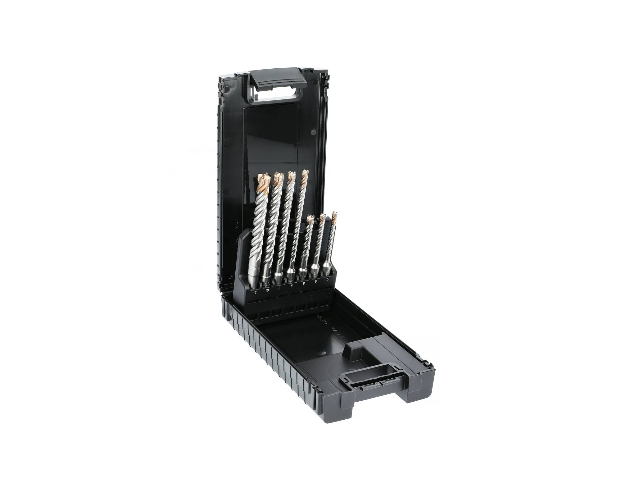 Coffret de 7 forets à béton THOR SDS Plus à 4 taillants - HANGER - 155764 - Image 1