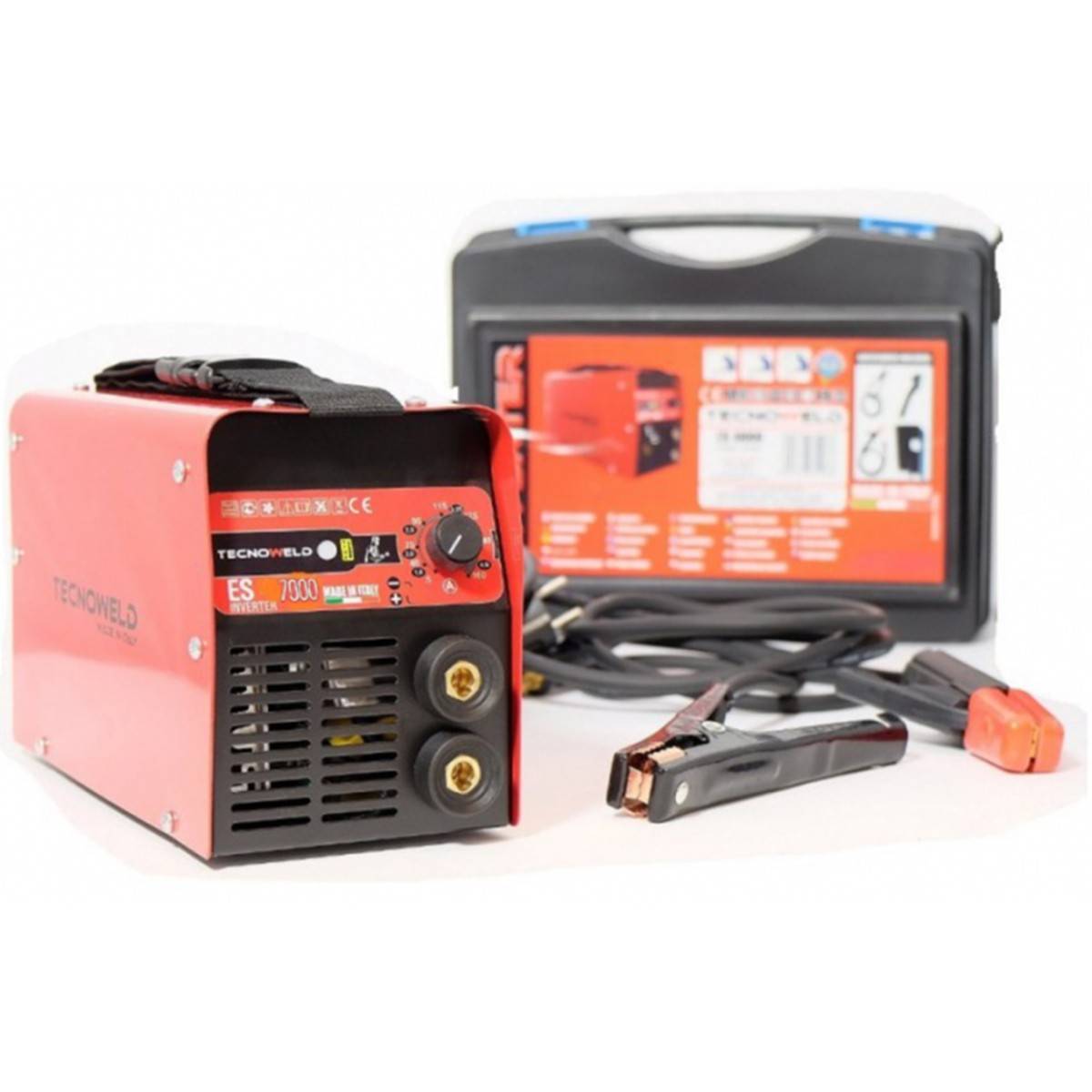 Poste a souder 180 ampères inverter MMA Acier Inox Fonte 1.6 à 5 mm malette TECNOWELD - Image 1