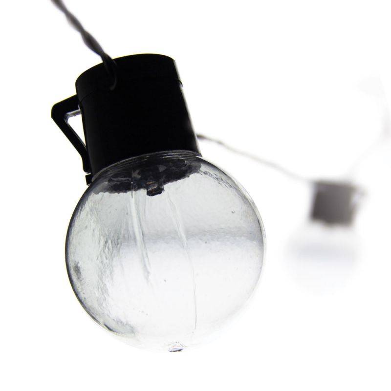 Xanlite - Guirlande Solaire Guinguette 5m IP44 - 8 Ampoules - RVB - GRL5GUINRVB - Image 3