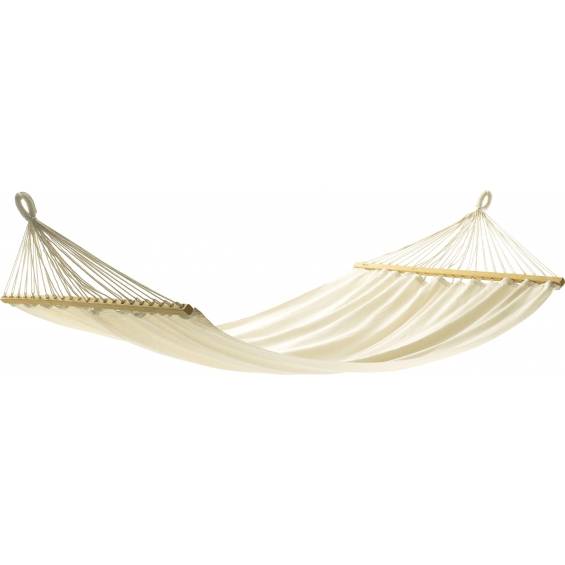 Jobek - Hamac KOUPLE 350x140 cm en Polypropylène Écru certifié FSC 100% JOBEK - Image 1