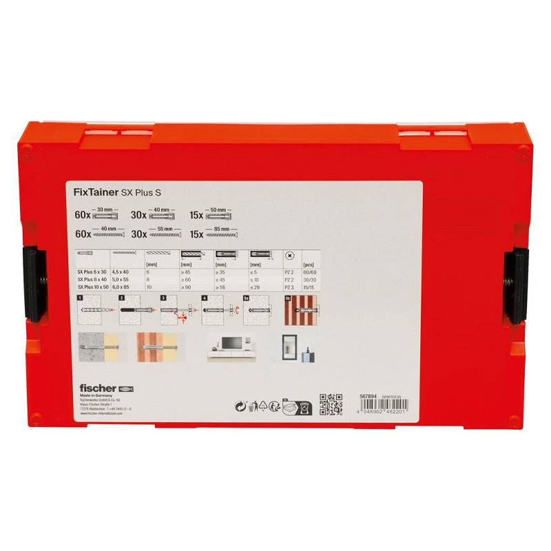 Fischer - Coffret FixTainer chevilles SX Plus 6,8 / 10 avec vis FISCHER 567894 Fischer - Image 4