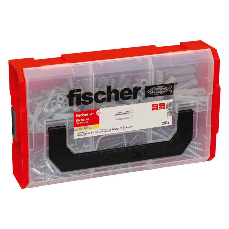 Fischer - Coffret FixTainer chevilles SX Plus 6,8 / 10 avec vis FISCHER 567894 Fischer - Image 1