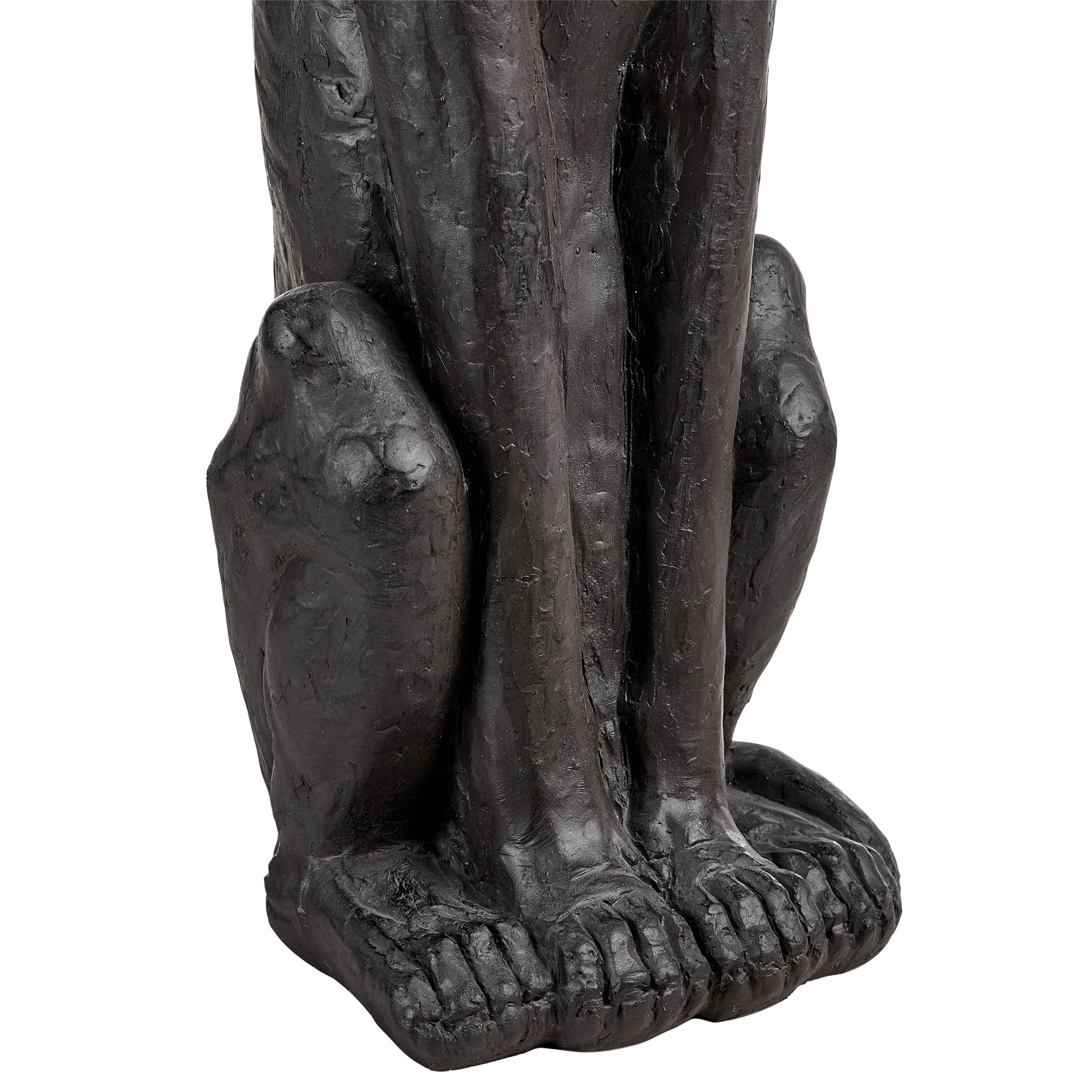 Beliani - Statue de jardin Oxyde de magnésium Gris graphite CHART - 21x19x83- Beliani - Image 7