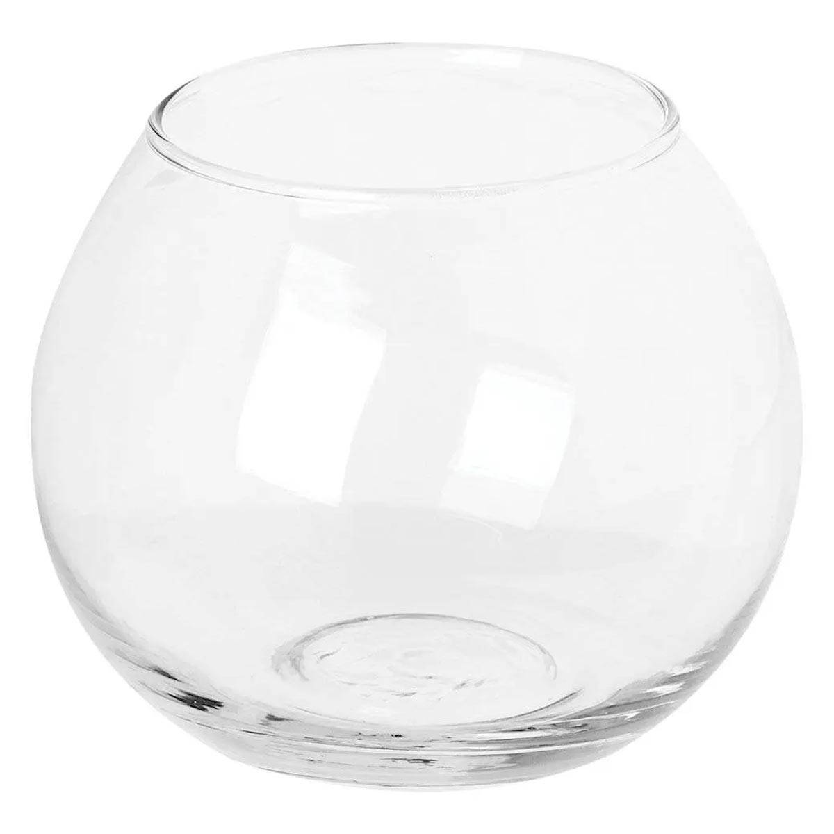 Photophore en Verre "Globy" 10cm Transparent