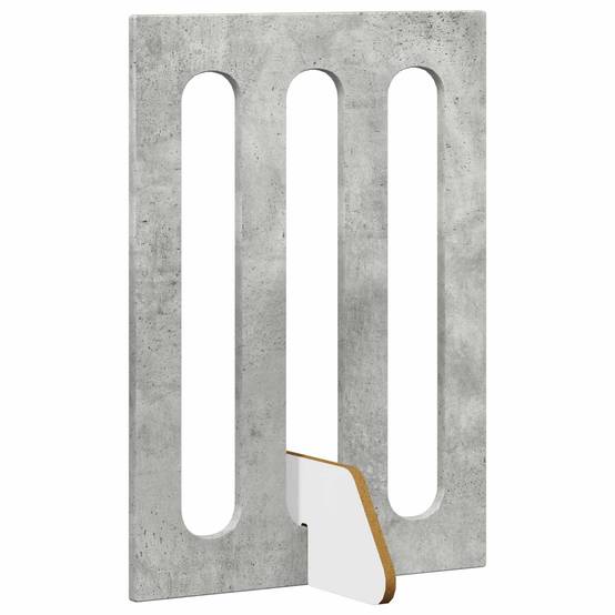 ComfortXL - Clôture animaux bois ingénierie intérieur séparation gris béton 100x70cm - ComfortXL Outdoor Living - Image 4