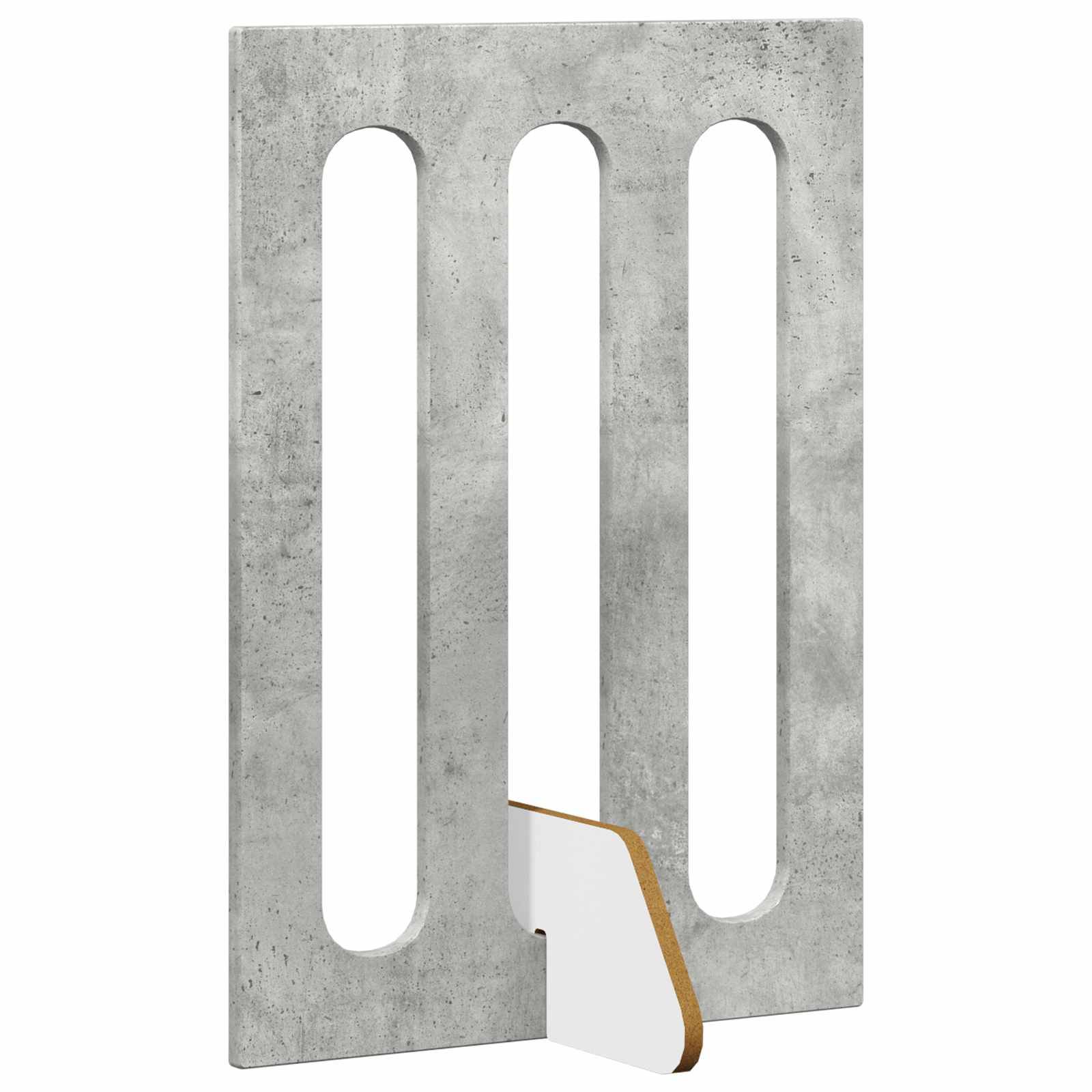 ComfortXL - Clôture animaux bois ingénierie intérieur séparation gris béton 100x70cm - ComfortXL Outdoor Living - Image 4