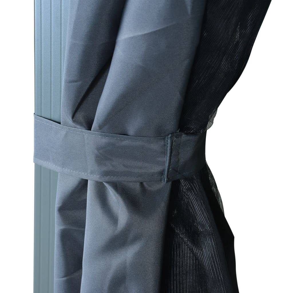 PANGIVO - Tonnelle aluminium et acier anthracite 400 x 300 x 270 cm - PANGIVO - Image 9