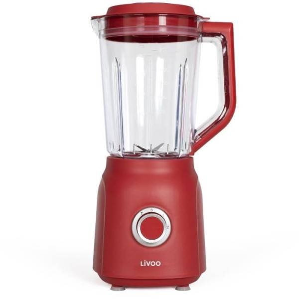 Mini Blender Livoo DOP240 600 Ml - 300W, 2 Vitesses, 4 Lames Inox - Gourde Portable Pour Smoothies