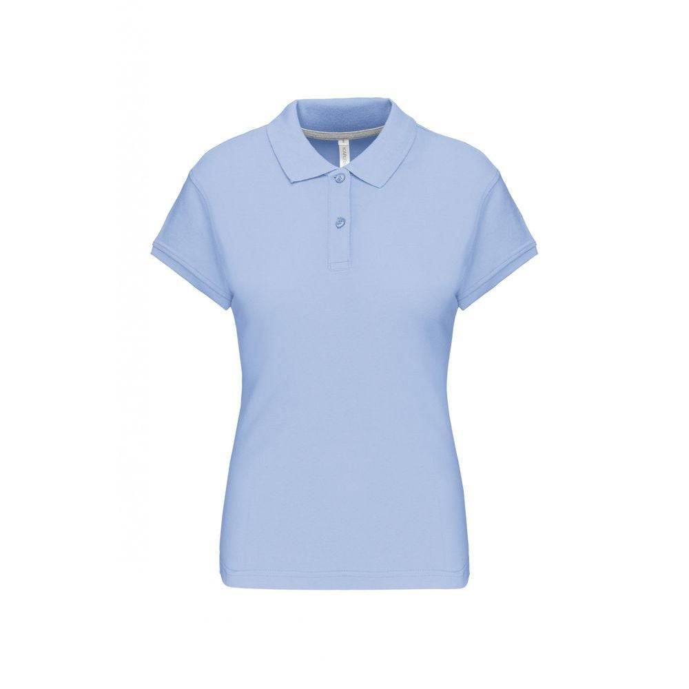 Polo de travail femme Kariban 100% coton Bleu Ciel M - Image 1