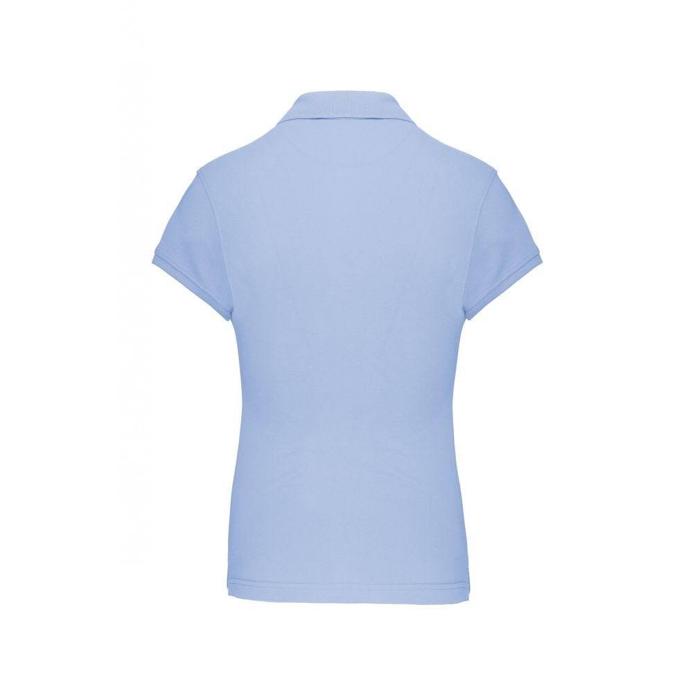 Polo de travail femme Kariban 100% coton Bleu Ciel M - Image 2