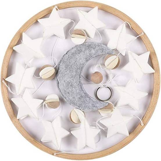 Mobile Musical en Bois pour Berceau Bébé - Image 4