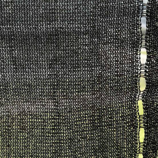 Bâche brise vue 1,5x10 m 185g/m² - brise vent noir en polyéthylène renforcé - pare vue occultant idéal pour votre jardin - Image 5