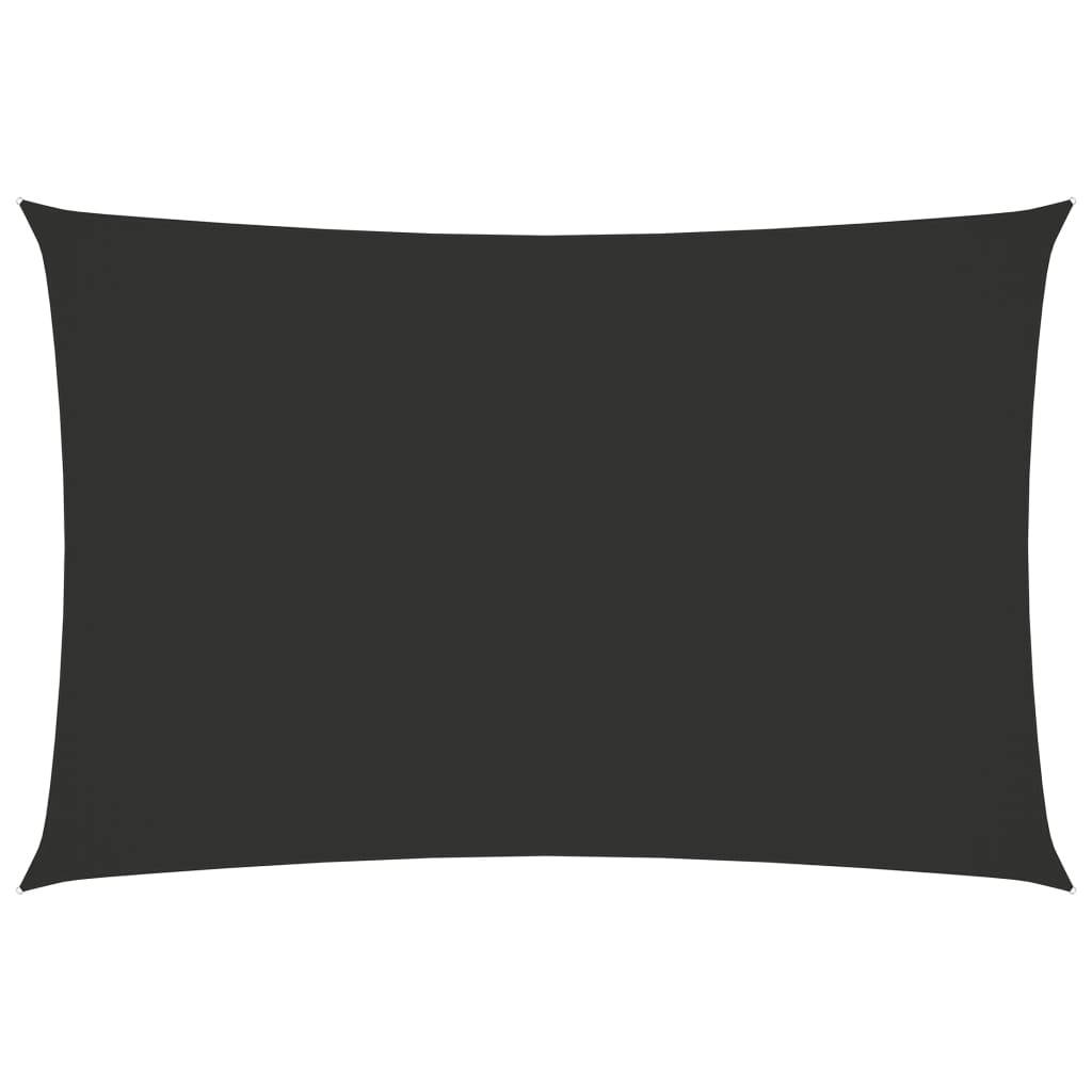 Helloshop26 - Voile toile d'ombrage parasol tissu oxford rectangulaire 5 x 7 m anthracite - Image 1