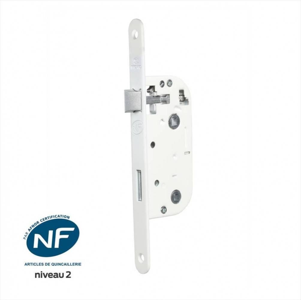 Serrure encastrée BRICARD, certifiée NF, à condamnation, axe 40 mm - Image 1