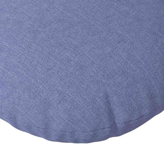 Coussins de Sol Ronds en Tissu Lot de 2 Moelleux et Déhoussables pour Chambre d'Enfant Bleu Denim Ø30 cm – ComfortXL Outdoor Living - Image 7