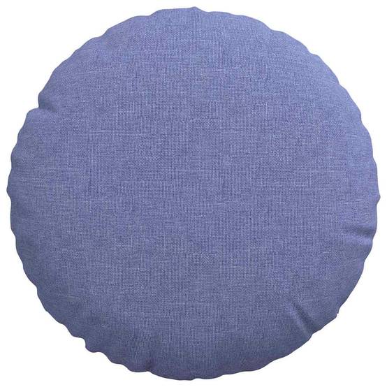 Coussins de Sol Ronds en Tissu Lot de 2 Moelleux et Déhoussables pour Chambre d'Enfant Bleu Denim Ø30 cm – ComfortXL Outdoor Living - Image 6