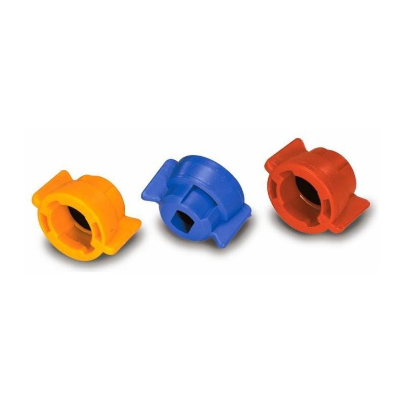 Lem Select - Écrou baïonnette 8 mm porte buse Bleu (Lot de 10)