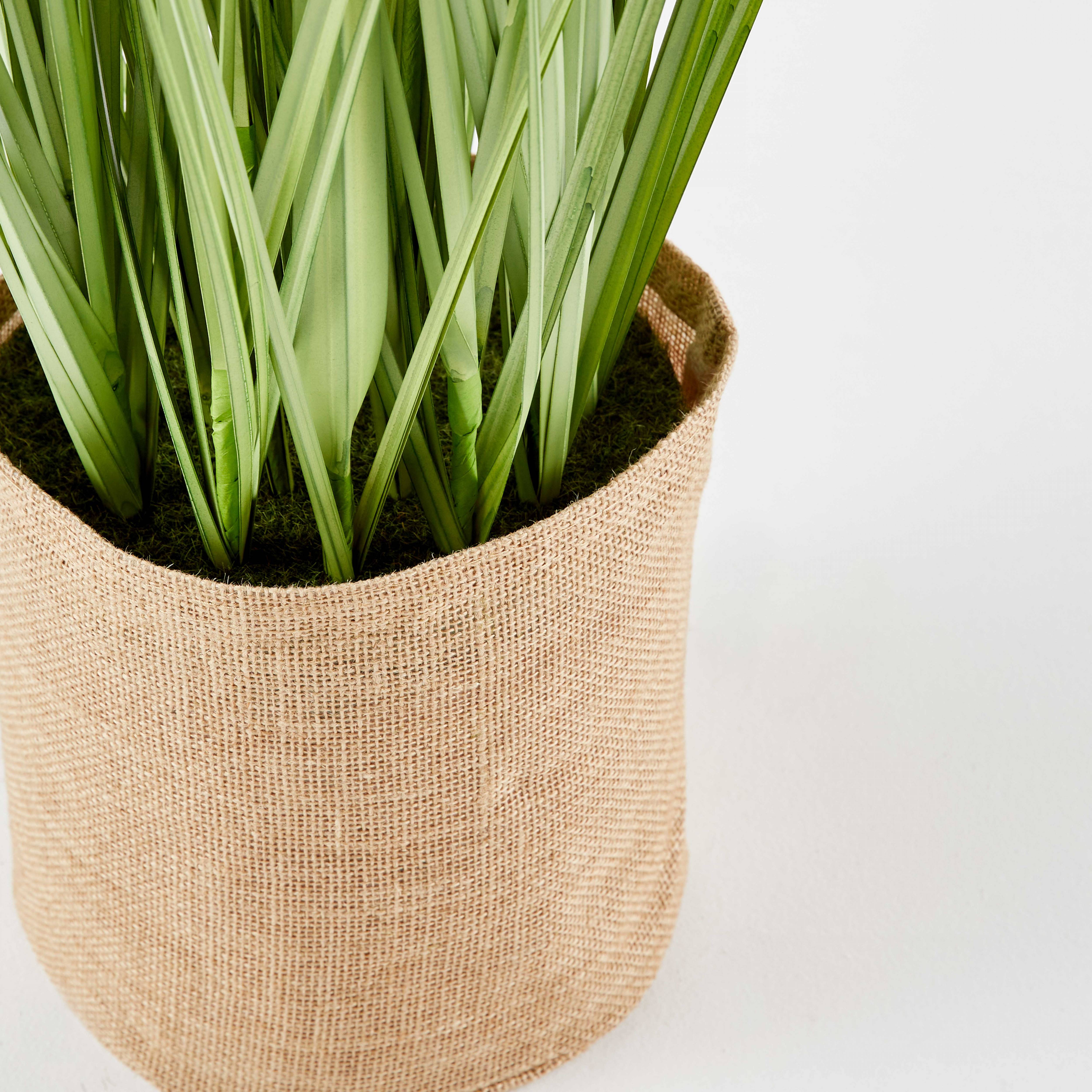 Oviala - Plante artificielle en pot Herbe Folle Miscanthus 155cm
 - Oviala - Image 4