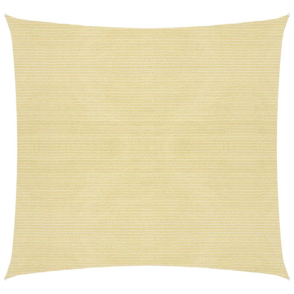 Helloshop26 - Voile toile d'ombrage parasol 160 g/m² PEHD 4 x 4 m beige - Image 1