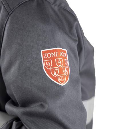 LMA - Veste ATEX multinormes Risk Basic Vision - LMA - 2326 -L-Gris - Image 4